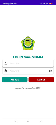 Android application Sim-MDMM screenshort