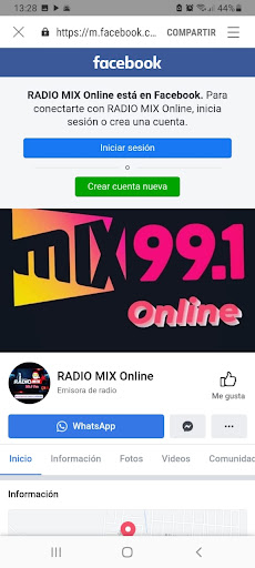 Radio Mix 99.1 On Line Screen 2