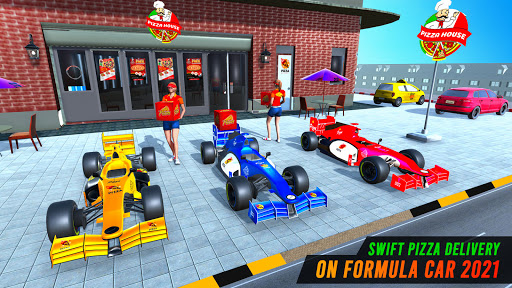Formula Car Pizza Delivery New Car Driving Game 1.1.0 screenshots 2