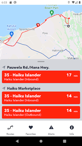 Maui Bus screenshot 2