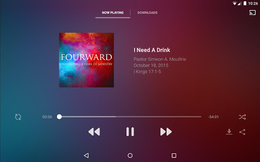 Screenshot of The Brook App