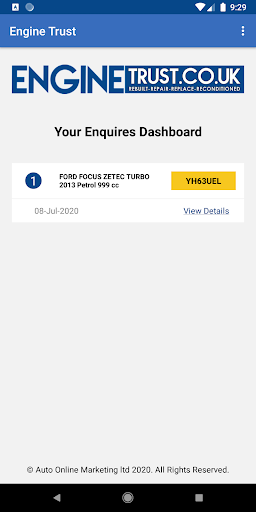 Engine Trust Screen 3