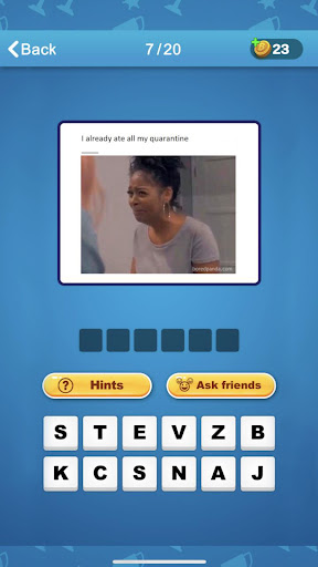 Android application Meme Puzzle screenshort