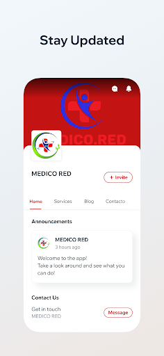 Android application MEDICO RED screenshort