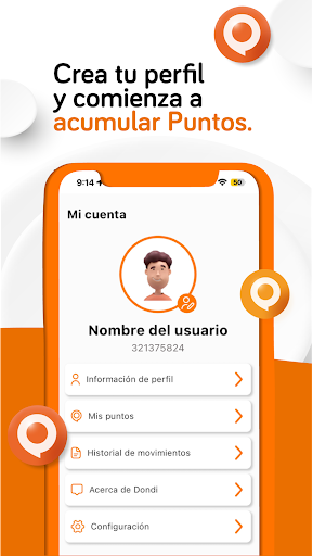Android application Dondi screenshort