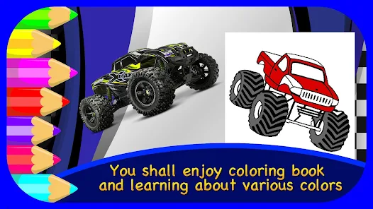 Carros monstros para colorir!  Monster truck coloring pages, Monster trucks,  Truck coloring pages