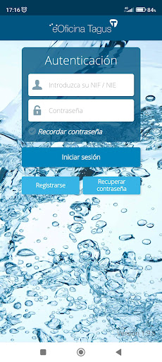 Android application eOficina Tagus screenshort