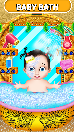 Android application Mommy take Caring Baby Games screenshort