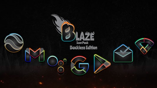 Blaze Backless Icon Pack 2.0.3 (Patched)