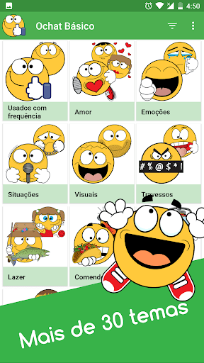 Visualização do aplicativo