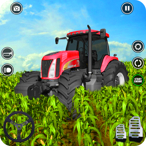 Real Farm Town Farming Game  Icon