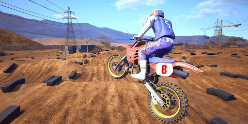 Dirt MX Bikes KTM Motocross 3D Screen 3