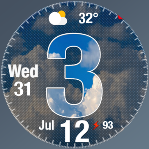 N-SPORT628 Big Digital Face icon