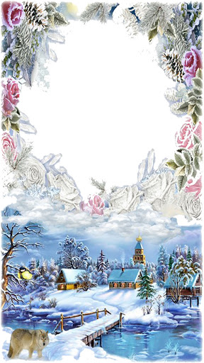 Android application Snow Photos Frames screenshort