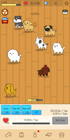 Tap Tap Puppy Idle Clicker - Screenshot 1