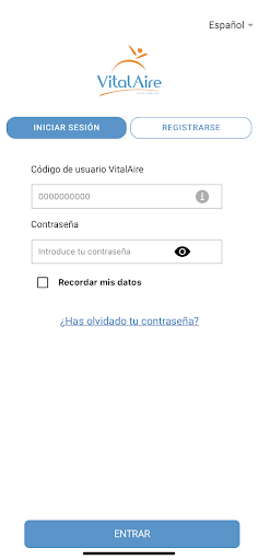 Android application Mi VitalAire screenshort