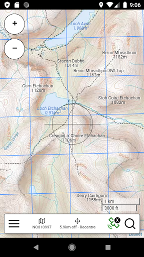 The Cairngorms Outdoor Map Pro Screen 2