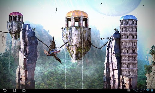 Fantasy World 3D LWP Скриншот