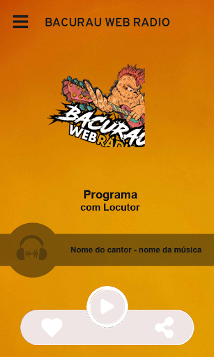 Bacurau web rádio Screenshot 2 - AppWisp.com