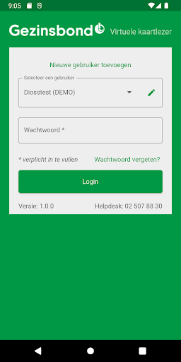 Android application Gezinsbond - ViK Handelaars screenshort