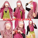 tutorial simple hijab icon