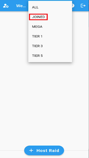 WeRaids Screen 2