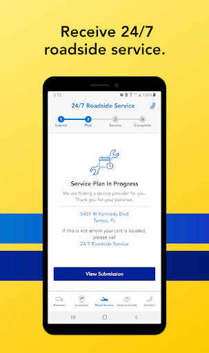 Screenshot of Penske Truck Rental