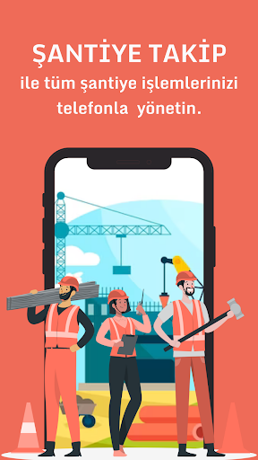 Android application Şantiye Takip screenshort