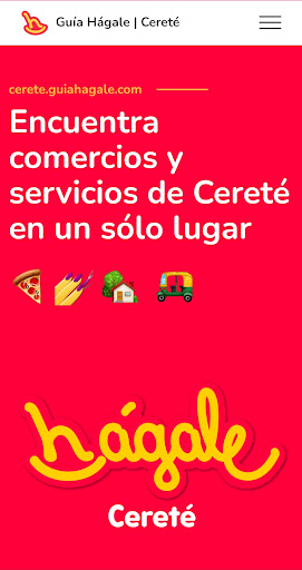 Android application Guía Hágale Cereté screenshort