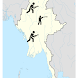 Myanmar war map