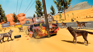 Long Road Trip Car Driving Sim - Screenshot 1
