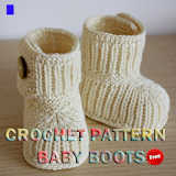 Crochet Pattern Baby Boots icon