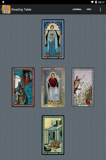 Screenshot of The Byzantine Tarot