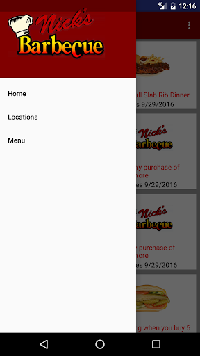 Nicks Barbecue Screen 2