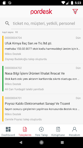 pordesk Screen 3