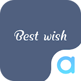 Best Wishes-fonts for free icon
