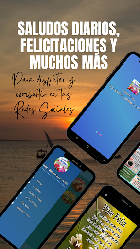 Android application Good morning afternoon evening screenshort