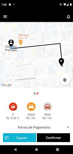 Android application Infodriver screenshort