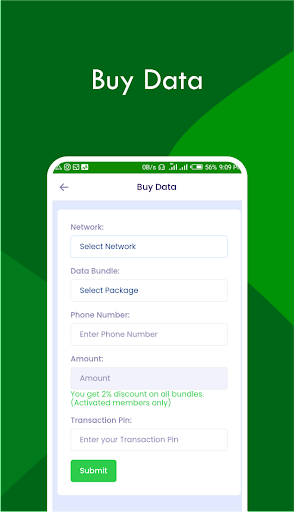OTopup - Airtime, Data Screen 3