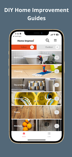 Android application Home Improov screenshort