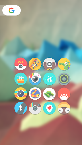 Flat Moon - Icon Pack Screen 2