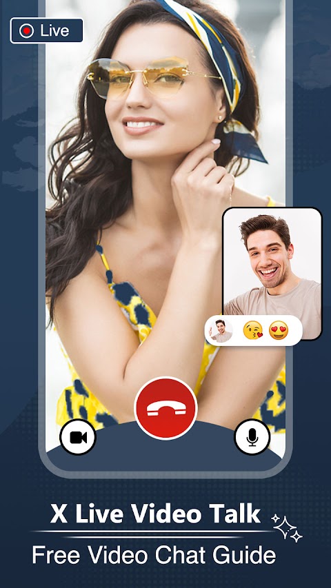 XLive Video Talk Chat - Free Video Chat Guideのおすすめ画像3