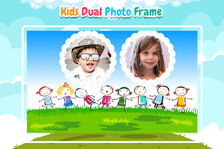 Captura de Pantalla 7 Kids Dual Photo Frames android