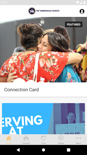 Android application The Tabernacle Church App screenshort