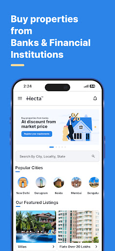 Android application Hecta™ - Buy Banks' Properties screenshort