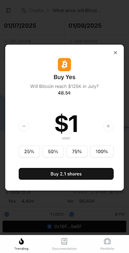 Polymtrade: Polymarket Trading screenshot 2