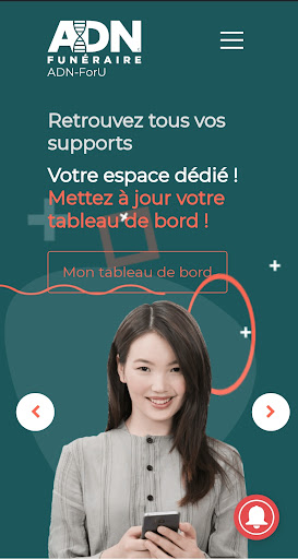 Android application ADN-ForU screenshort