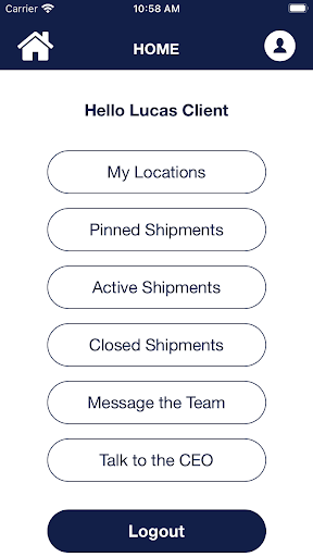 Smartways Logistics Screen 2