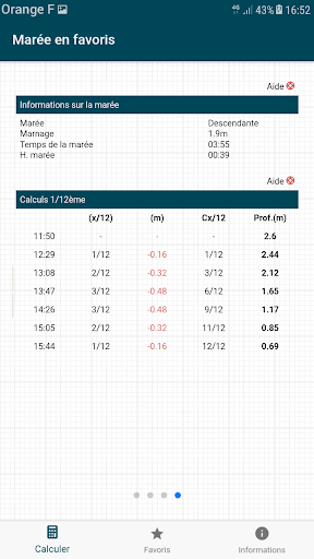 1/12 Marée Screenshot 3 - AppWisp.com