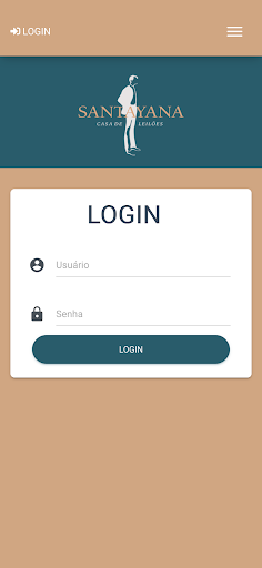 Santayana Leilões Screen 2
